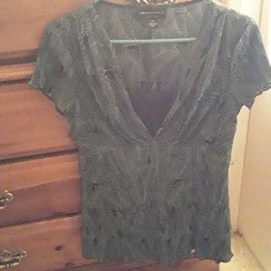 Connected petite blouse